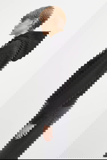 Суитчър Carhartt WIP Hooded Schooling Jacket with Print Черно | I035514.8906, 1