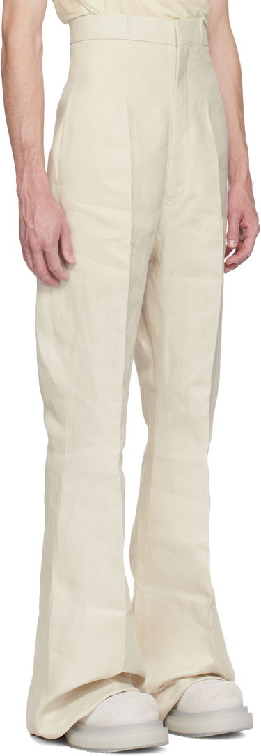 Панталони Rick Owens Rick Owens Hollywood Dirt Bolan Flare Trousers Бежово | RR01E5351 TWL, 1