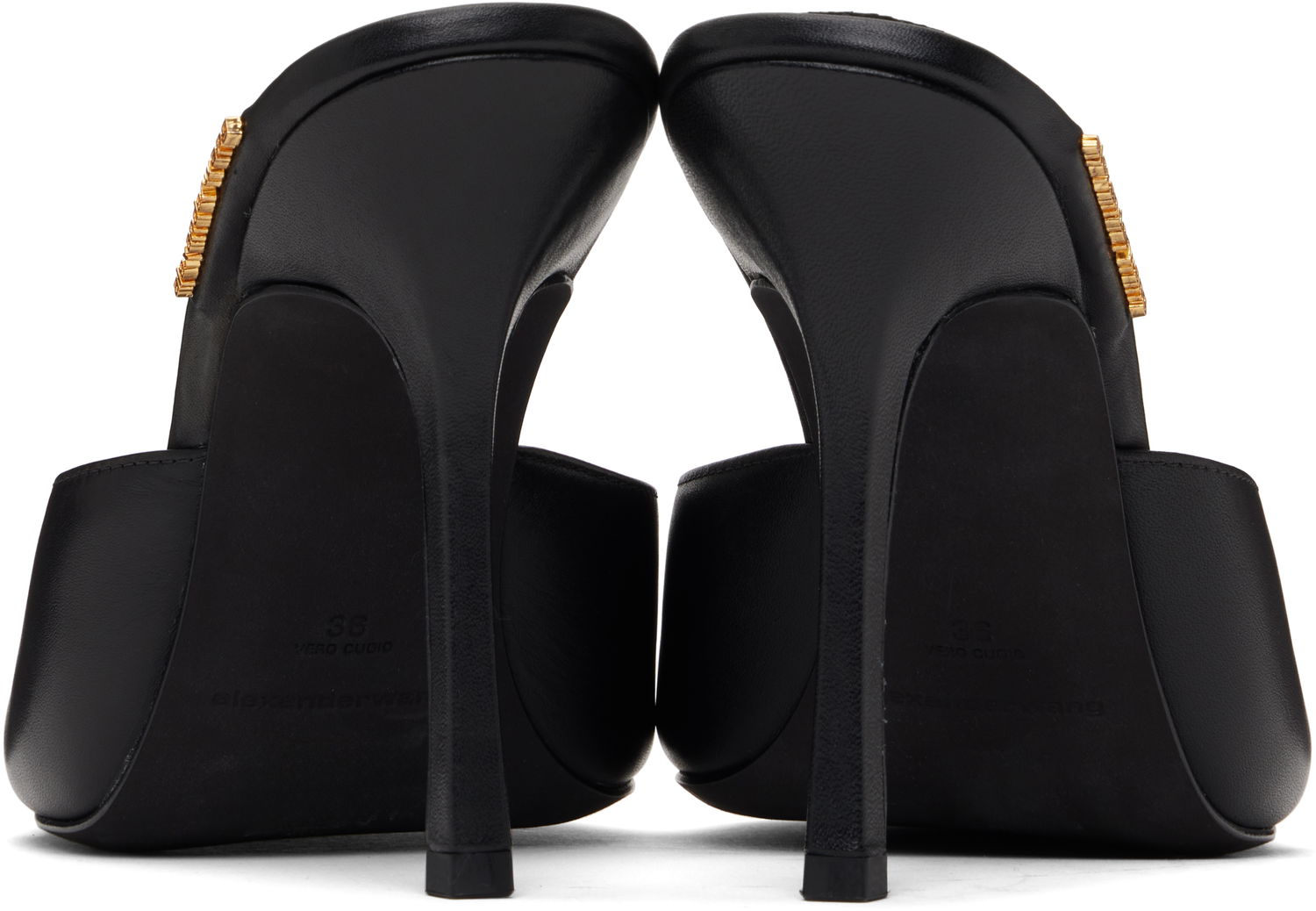 Аксесоари Alexander Wang Alexander Wang Lucienne 105 Thong Heeled Sandals Черно | 30125S010, 1