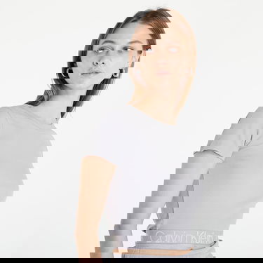 Тениска CALVIN KLEIN Jeans Logo Tape T-Shirt Сиво | J20J219893 PQY, 2