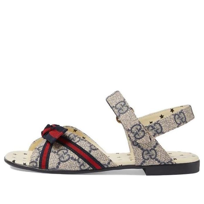 Кецове и обувки Gucci Gucci GG Supreme Star Sandals Бежово | 649749-2OQ20-4081