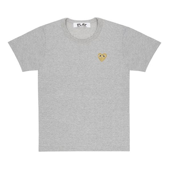Тениска Comme des Garçons COMME des GARCONS PLAY Gold Heart T-Shirt Сиво | AZ-T215-051-3, 0