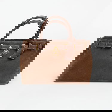 Голяма пазарска чанта Tommy Hilfiger American Icon Le Legacy Mini Tote Suede Кафяво | AW0AW18202 GV0, 0