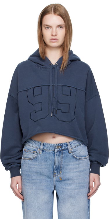 Суитчър Ksubi Ksubi Oh G Cropped Hoodie Синьо | WFA25FL004, 0