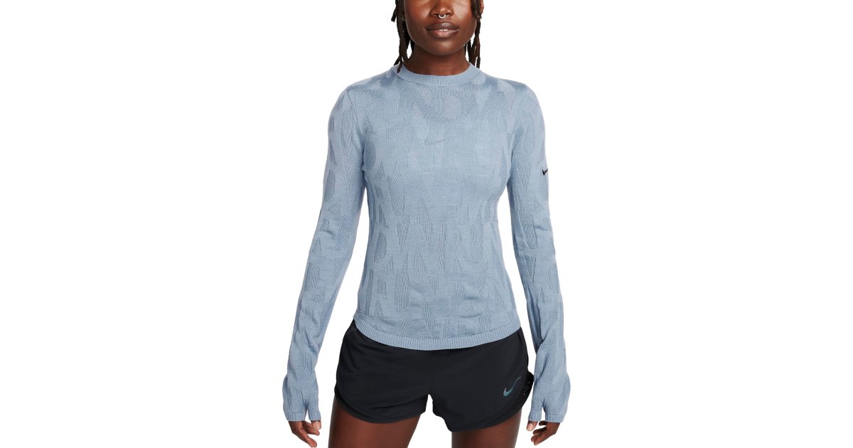 Тениска Nike Run Division Синьо | fb7829-493, 1