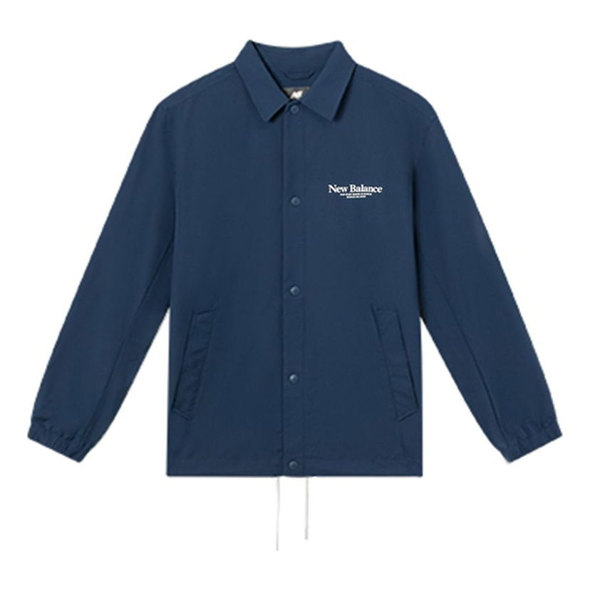 Ветровка New Balance Lifestyle Coach Jacket Синьо | 5AD24183-NV