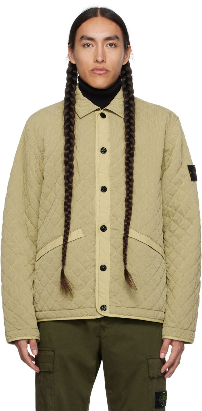 Яке Stone Island Quilted Бежово | 7915Q0933, 0