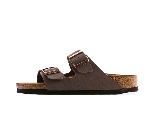 Кецове и обувки Birkenstock Arizona Birko-Flor Nubuck Mocha Кафяво | 0151181/0151183