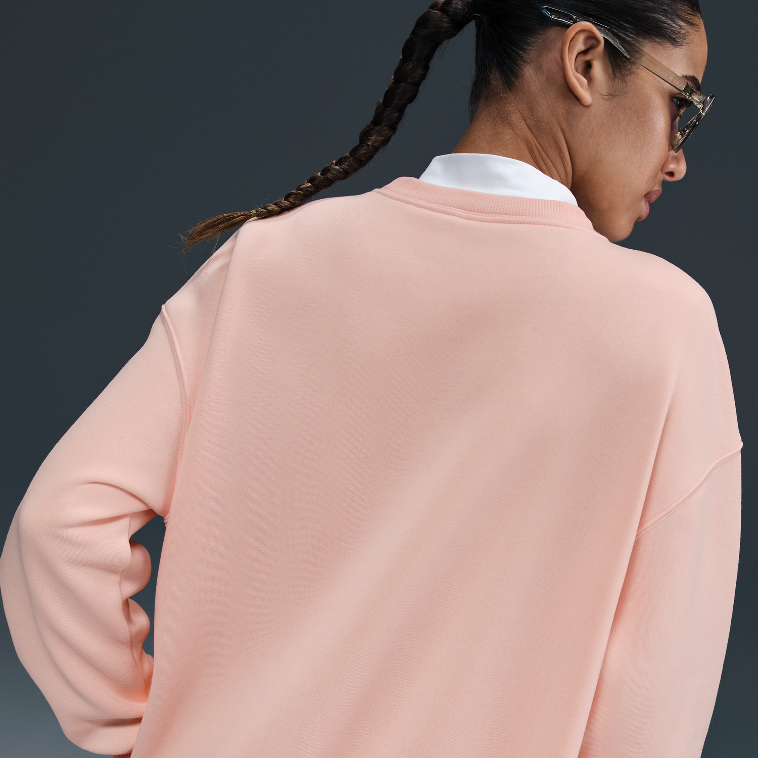 Суитчър Nike France Football Phoenix Fleece Crewneck Sweatshirt Розово | HF4969-664, 1
