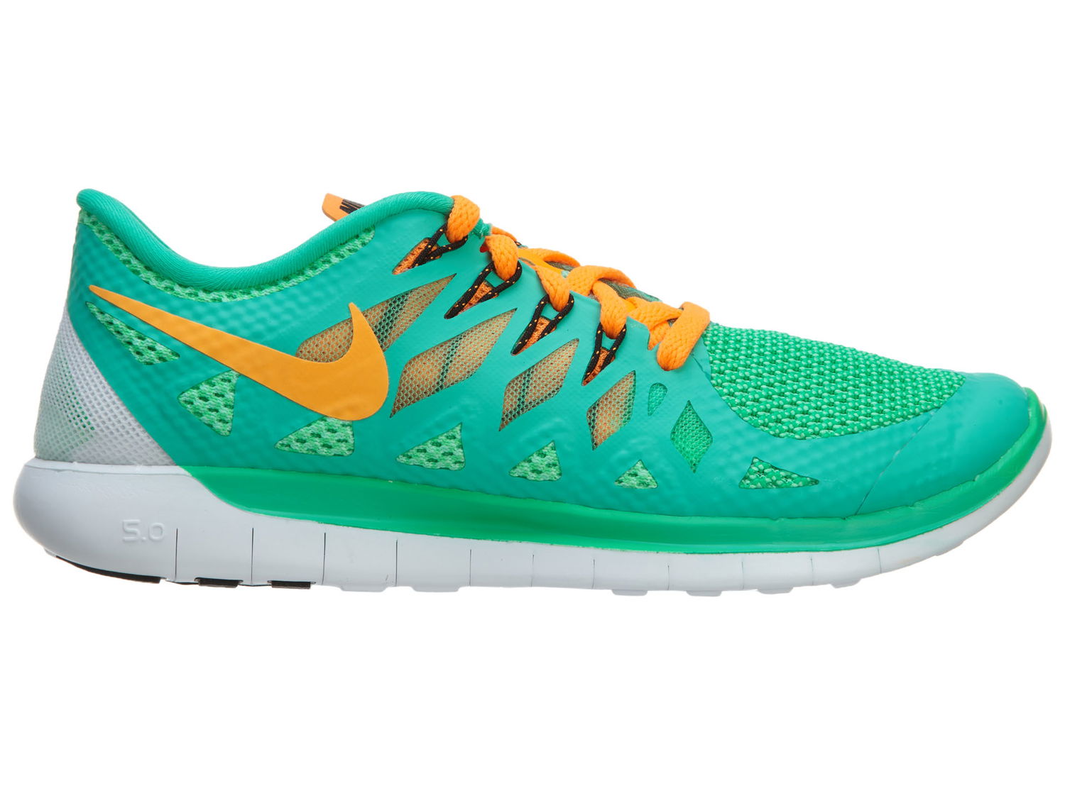 Кецове и обувки Nike Free 5.0 Menta Bright Citrus-Green Glow W Тюркоазено | 642199-302, 0