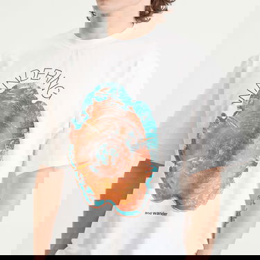 Тениска and wander Wandering Printed T-Shirt Бяло | 5745284091-030, 5