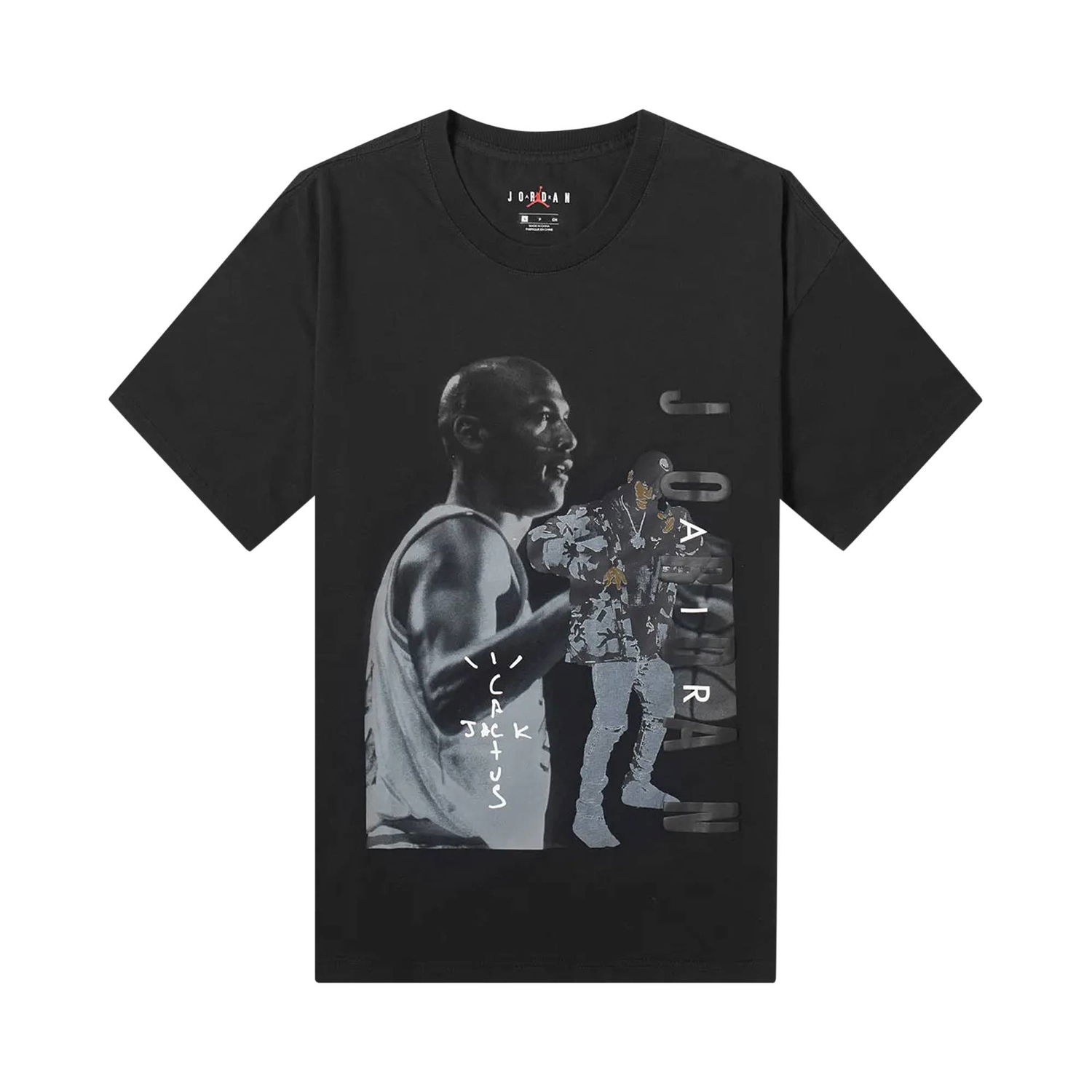 Тениска Cactus Jack by Travis Scott Air Jordan x T-Shirt Черно | CJ9059 010, 1
