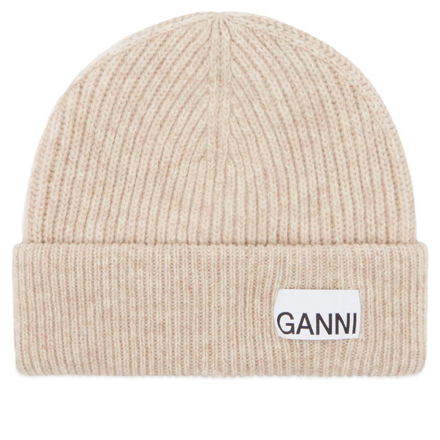 Light Structured Rib Knit Beanie