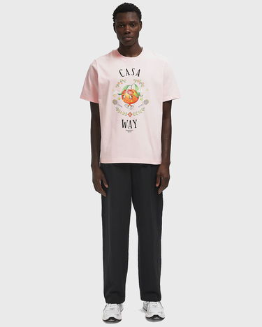 Тениска Casablanca Casa Way Orange Mascot Graphic T-Shirt Розово | M-AW25-JTS-001-09, 1