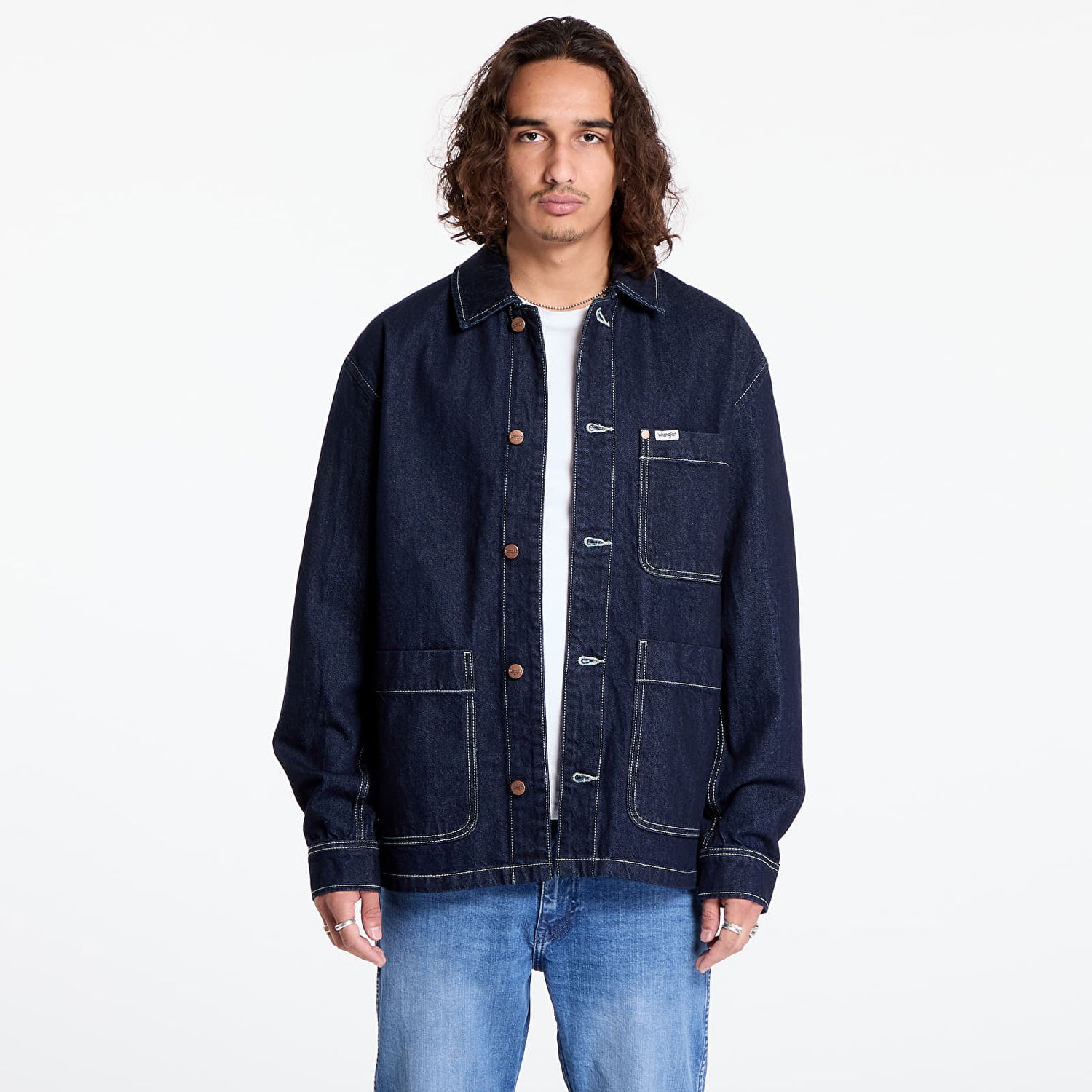 Яке Wrangler Kobe Chore Jacket Bad Hoss Тъмно синьо | 112357299, 0