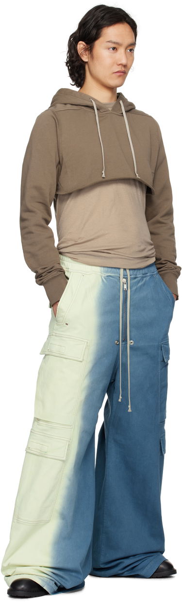 Карго панталони Rick Owens Rick Owens DRKSHDW Hollywood Double Cargo Jumbo Belas Denim Pants Синьо | DU01E3398 SDDE, 3