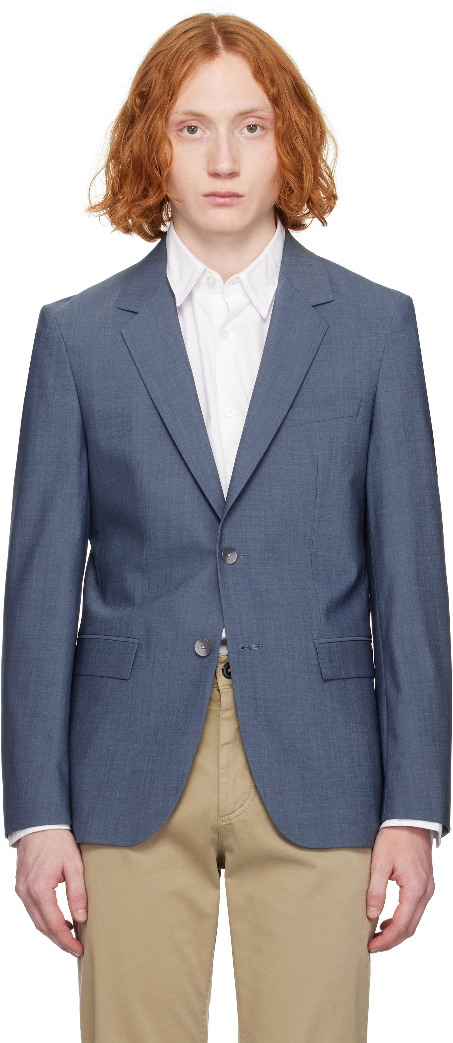 Яке BOSS Slim-Fit Blazer Синьо | 50535030, 0