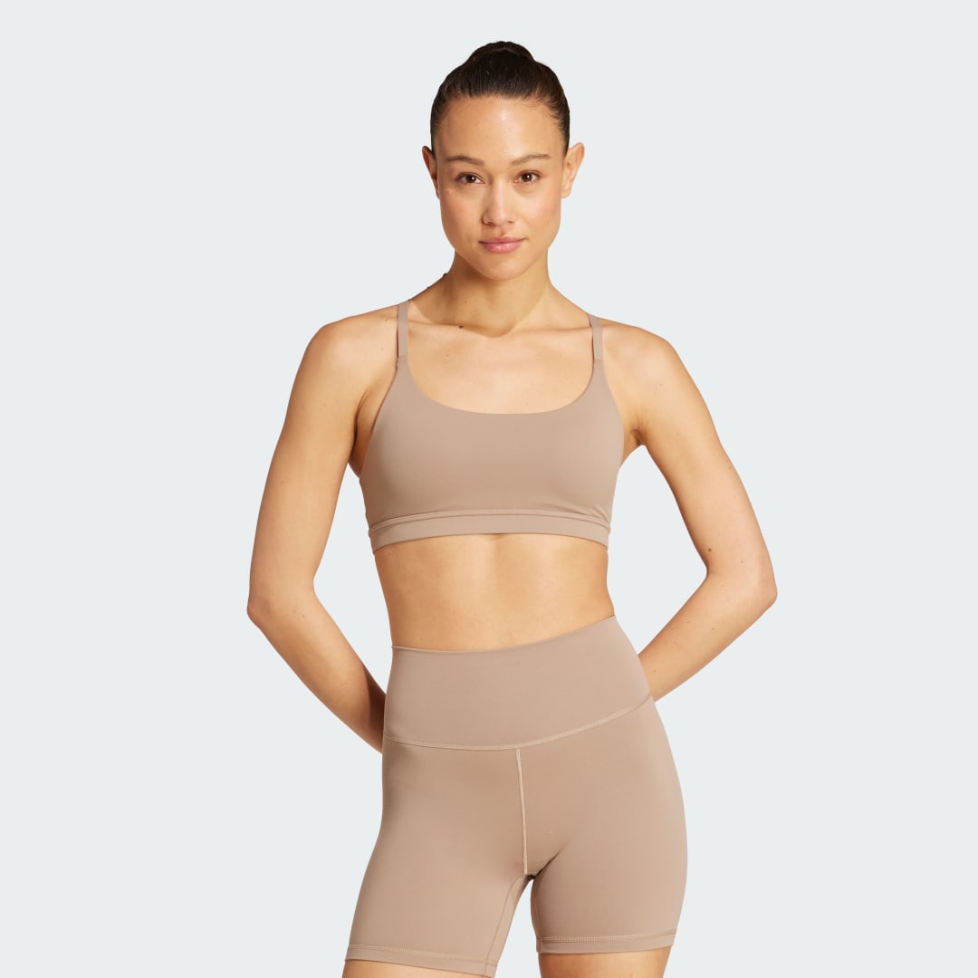 Сутиен adidas Performance adidas All Me Light Support Bra Бежово | JL5478, 0