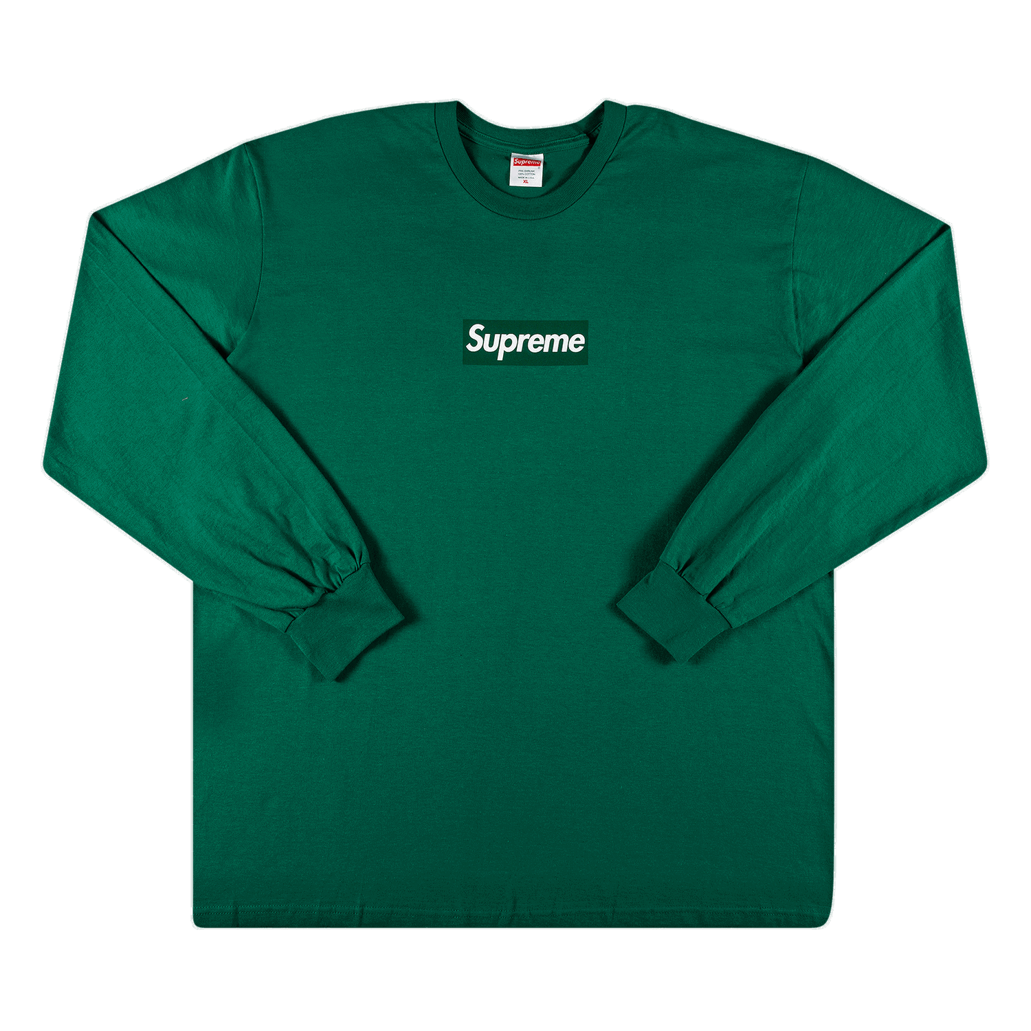 Тениска Supreme Box Logo Long-Sleeve Tee Зелено | FW20T15 LIGHT PINE, 0