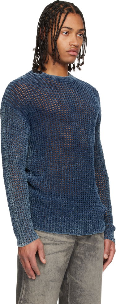 Пуловер Diesel K-Redros Sheer Knit Crewneck Sweater Синьо | A19202-0CBDP-8AT, 1