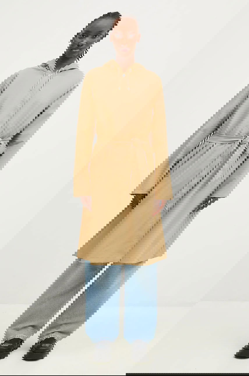 Яке Rains Hooded Belted A-Line Longer Jacket Бежово | 12040.24, 0