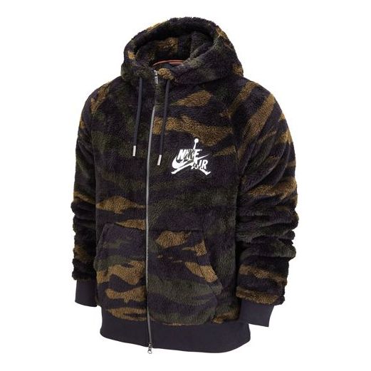 Суитчър Jordan Jordan Wings Camo Full-Zip Hoodie Зелено | DO6298-265, 0