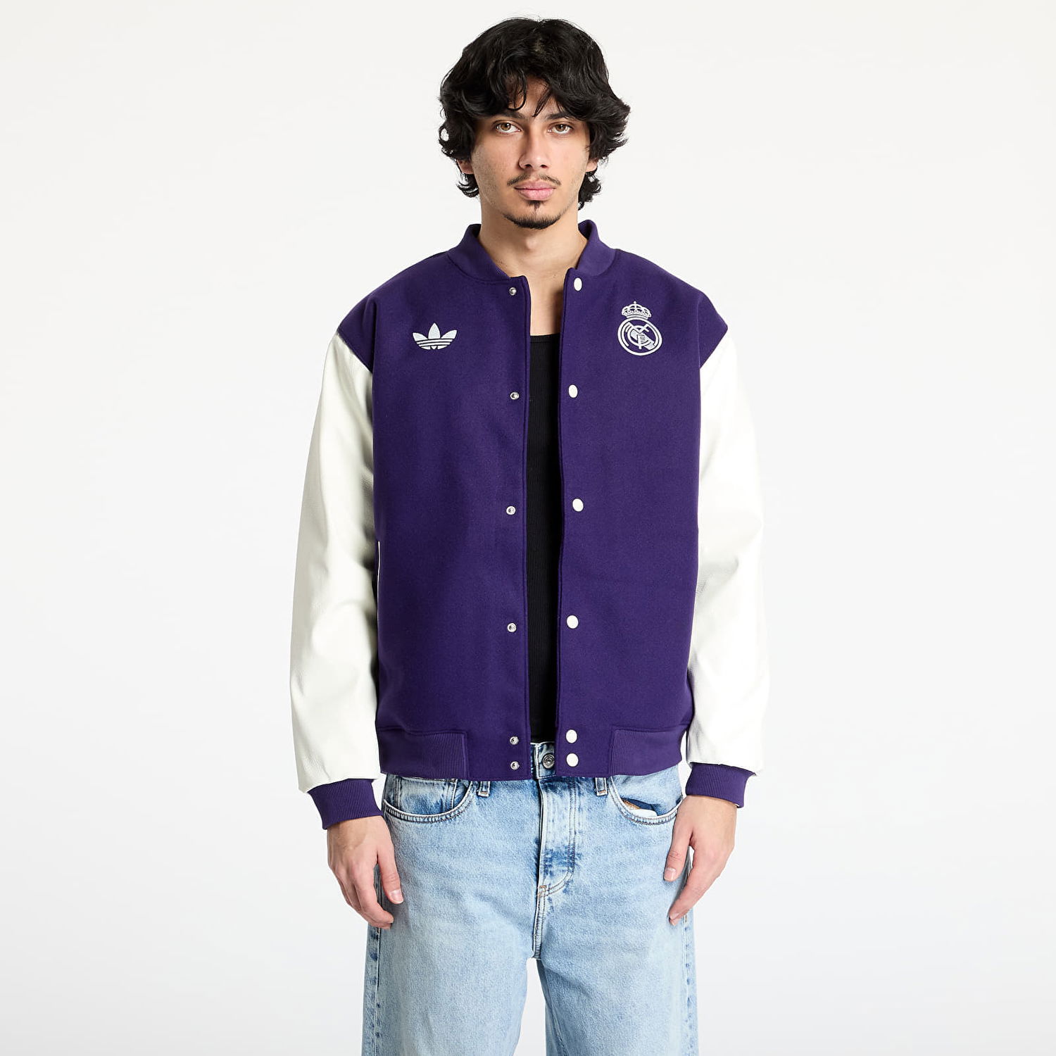 Яке бомбър adidas Performance Real Madrid Varsity Jacket Лилаво | JF2587, 0