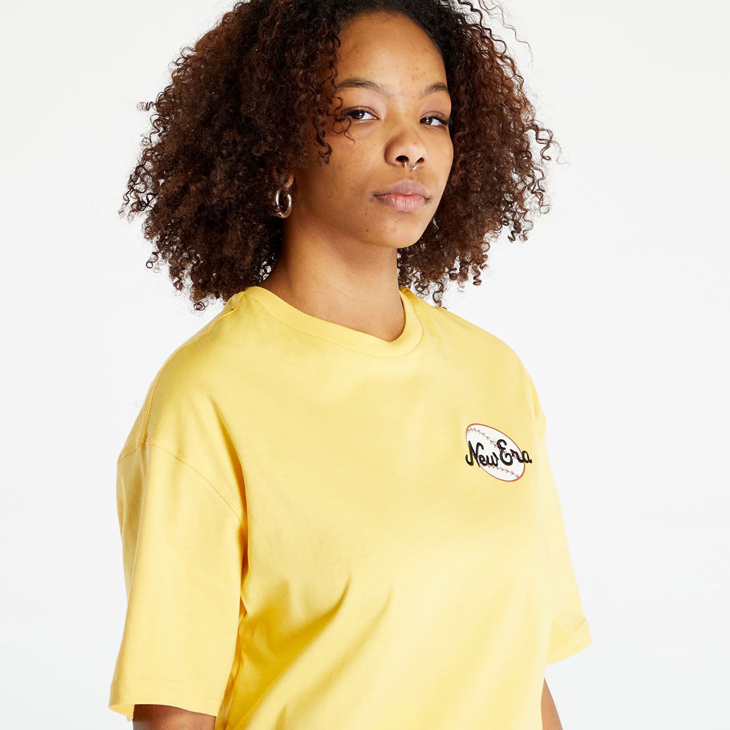 Тениска New Era Heritage Bear Graphic Oversized T-Shirt Жълто | 60332232, 1