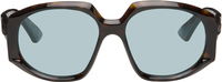 RETROSUPERFUTURE Edition Arithiel Tortoiseshell Sunglasses with Light Blue Lenses