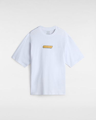 Тениска Vans Retro V T-shirt Бяло | VN000HFZWHT, 0
