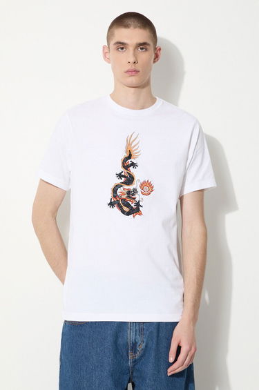 Тениска Maharishi Maharishi Original Dragon Graphic T-Shirt Бяло | 5125.WHITE, 0