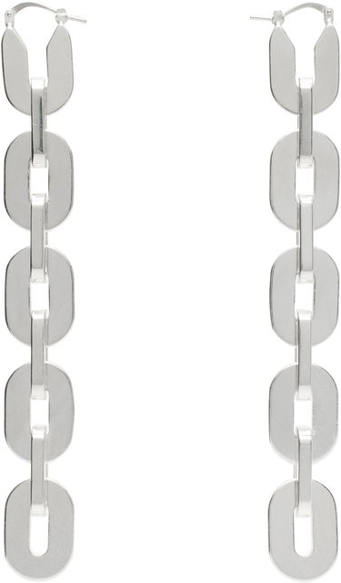 Обеци Jil Sander Chain Earrings Сиво | J11VG0078_P4877, 0