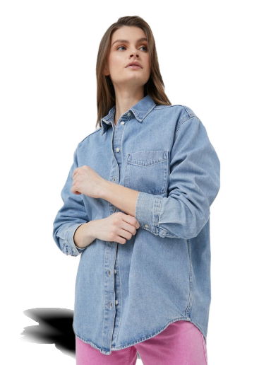 Риза GAP Denim Shirt Синьо | 498679.00LIGHTWAS