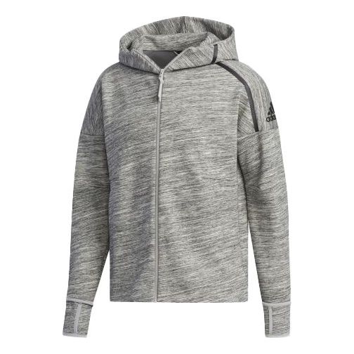 Суитчър adidas Originals ZNE Hooded Jacket Сиво | FJ0227