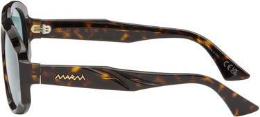 Слънчеви очила Marni RETROSUPERFUTURE Edition Arithiel Tortoiseshell Sunglasses with Light Blue Lenses Кафяво | UYX, 2