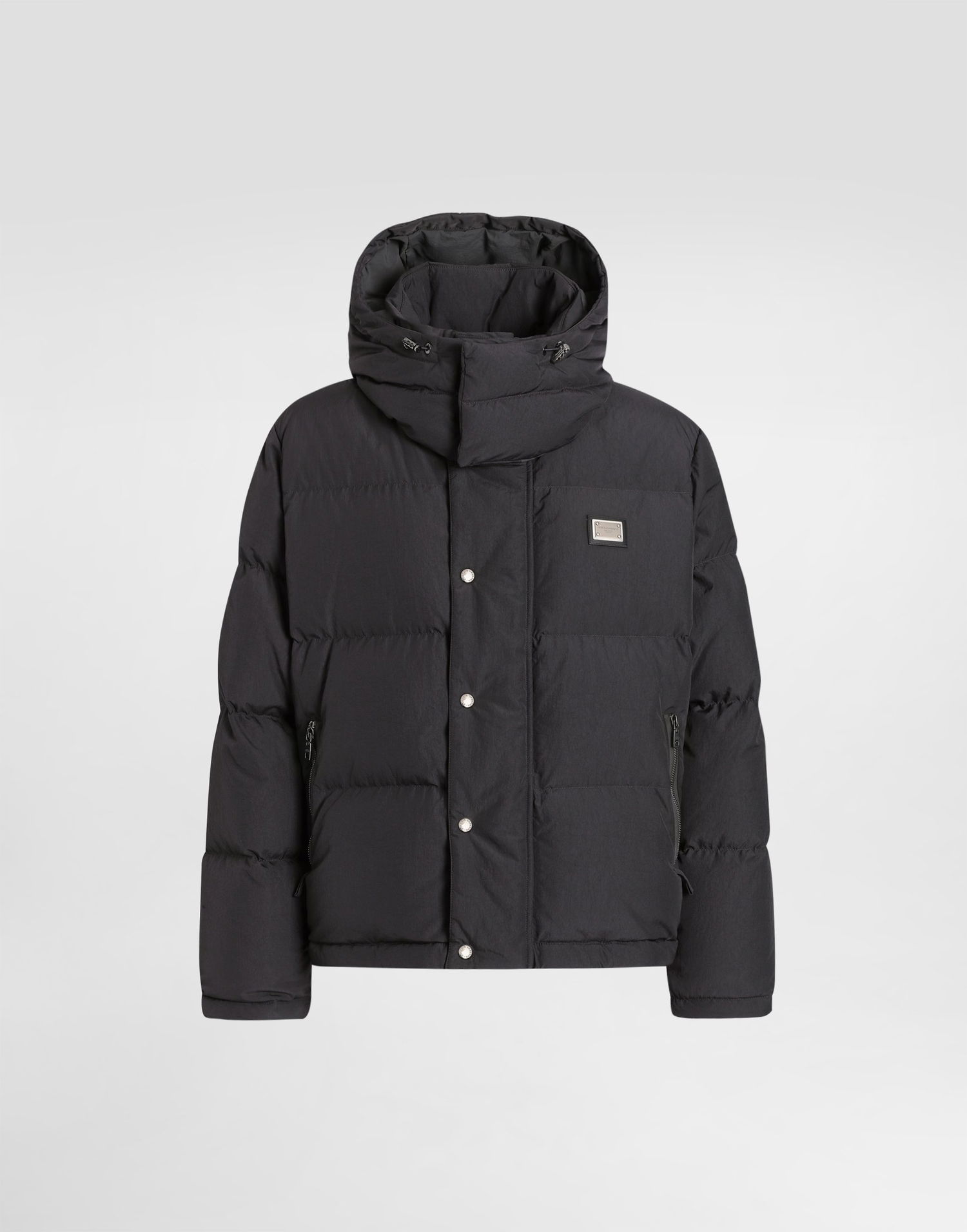 Пухо яке Dolce & Gabbana Dolce & Gabbana Padded Quilted Hooded Puffer Jacket Черно | G9BRFTFUS28N0636, 0