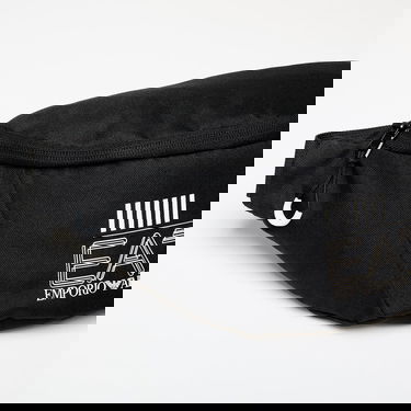 Чанта за кръста Emporio Armani Hip pack EA7 Unisex Sling Bag Black/ White Logo Черно | 245079CC94002021, 1
