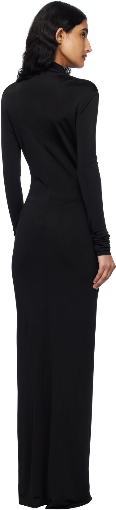 Pокля Khaite Khaite Norla Maxi Dress Черно | 54634132, 2