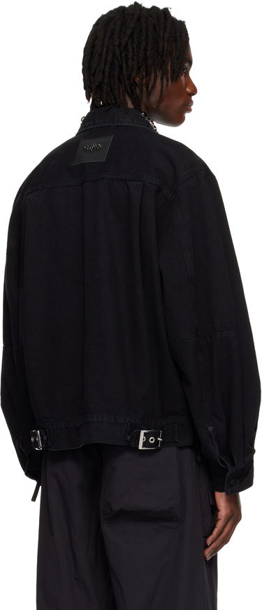 Яке Simone Rocha Simone Rocha Embellished Denim Jacket Черно | 6116B 1239, 2
