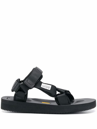 Кецове и обувки SUICOKE Black Rubber Sandals Черно | OG022V2001, 0