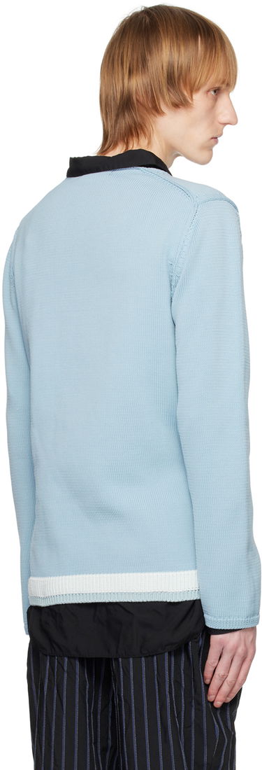 Пуловер Comme des Garçons CDG Homme Deux Crewneck Sweater Синьо | DK-N508-051, 2