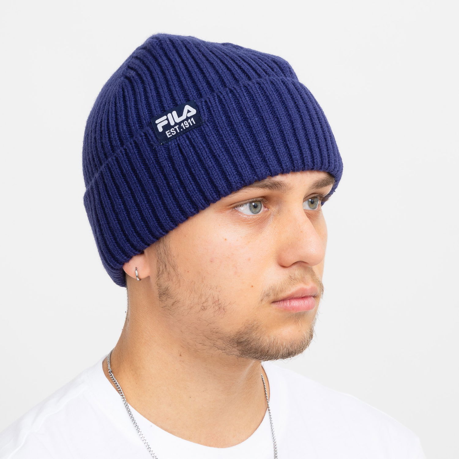 Шапка FILA Fisherman Beanie with Flag Logo Синьо | FCU0093-50001, 0