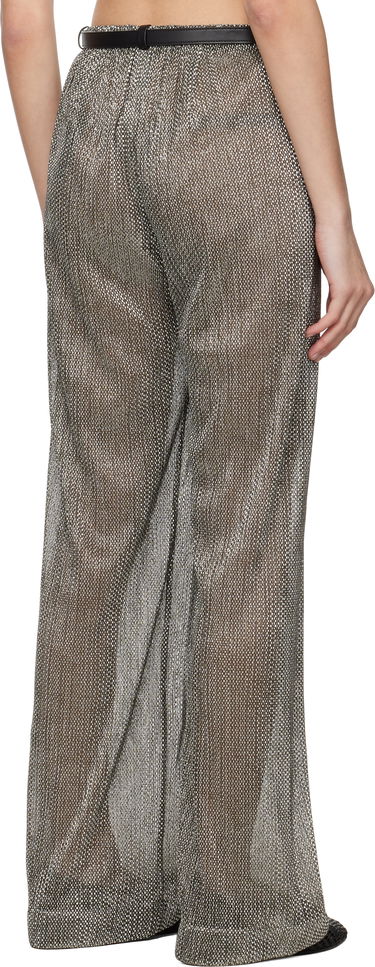 Панталони Nanushka Nanushka Maglie Metallic Knit Trousers Металик | NW25SSPA30082, 2