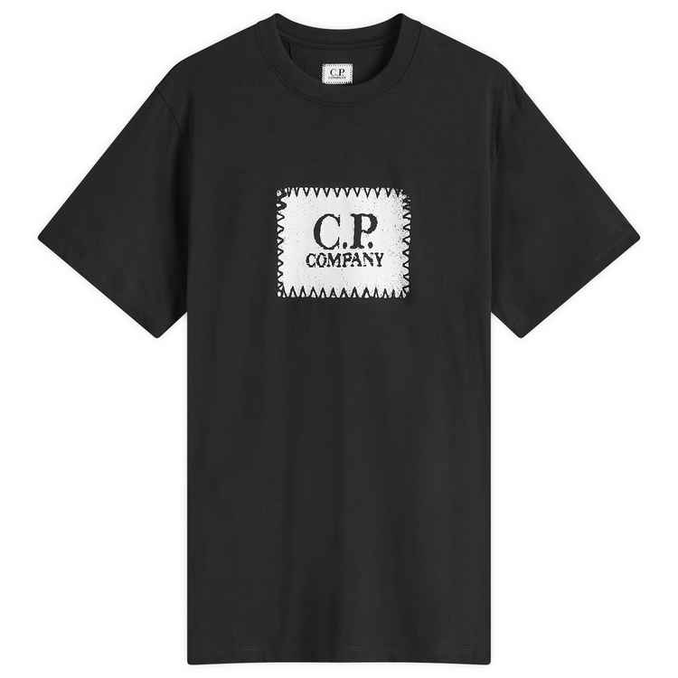 CP COMPANYTシャツ 18CMTS029A 005100W 999 Тениска C.P. Company C.P. Company 30/1 Logo Label T-Shirt