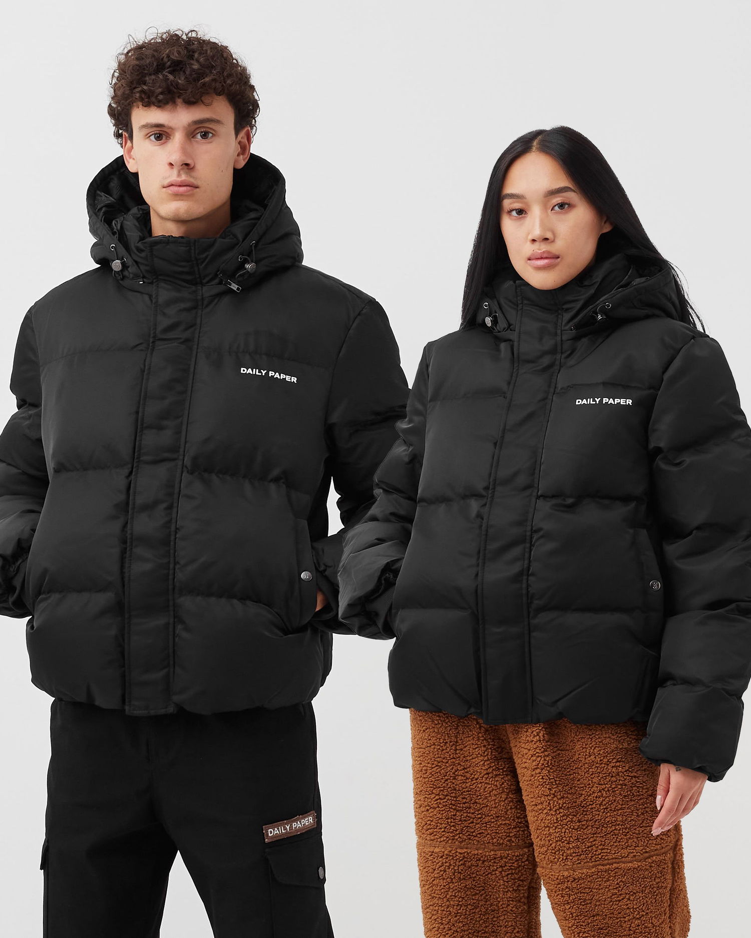 Пухо яке DAILY PAPER Epuffa down jacket Черно | 8719797141514, 1