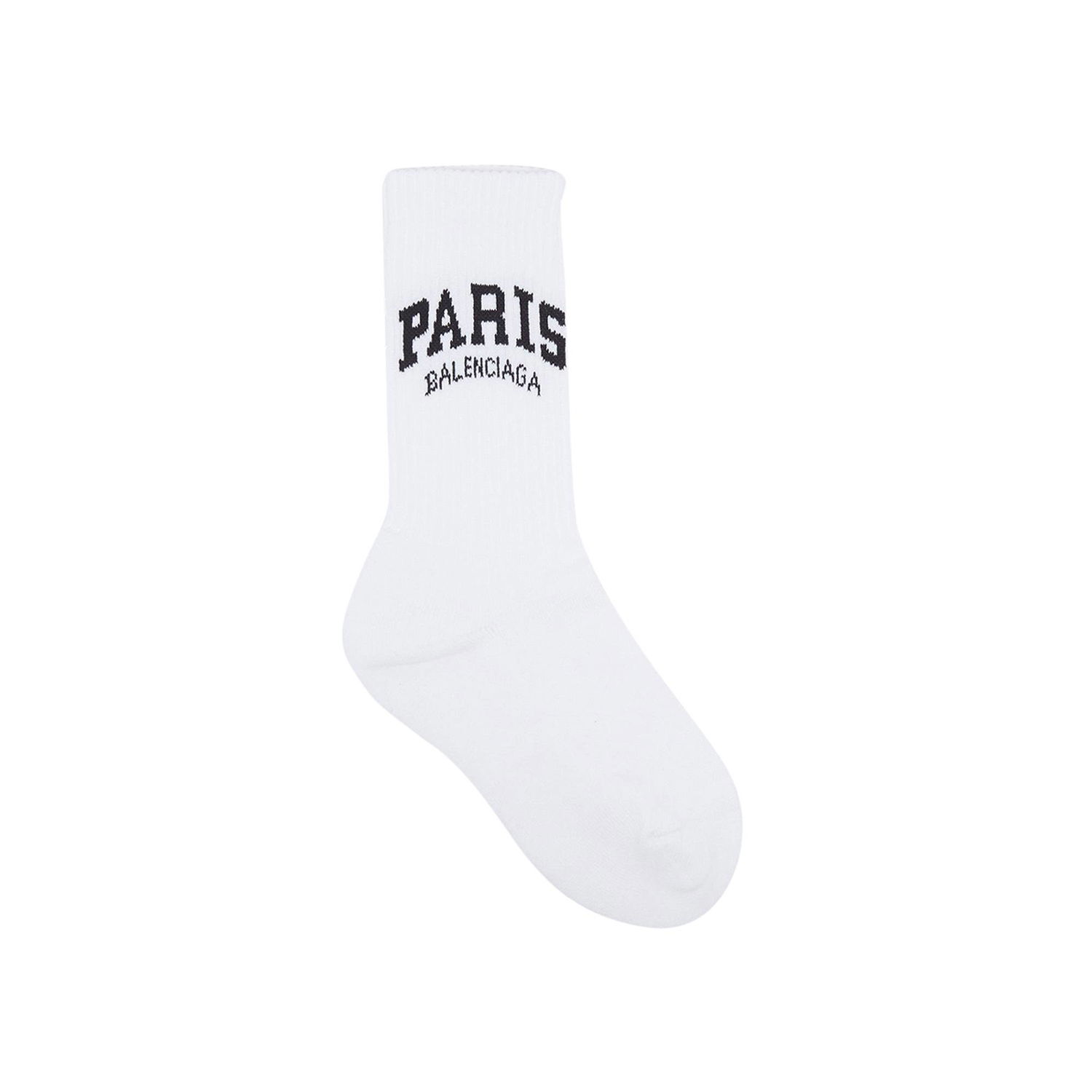 Чорапи Balenciaga Paris Socks Бяло | 689767 372B4 9060, 1