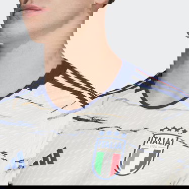 Фланелка adidas Originals ITALY 2023 AUTHENTIC Бяло | HS9894, 4