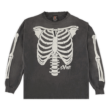 Тениска Saint Michael x Vlone Bone Tee Черно | SM A22 0000 078, 0