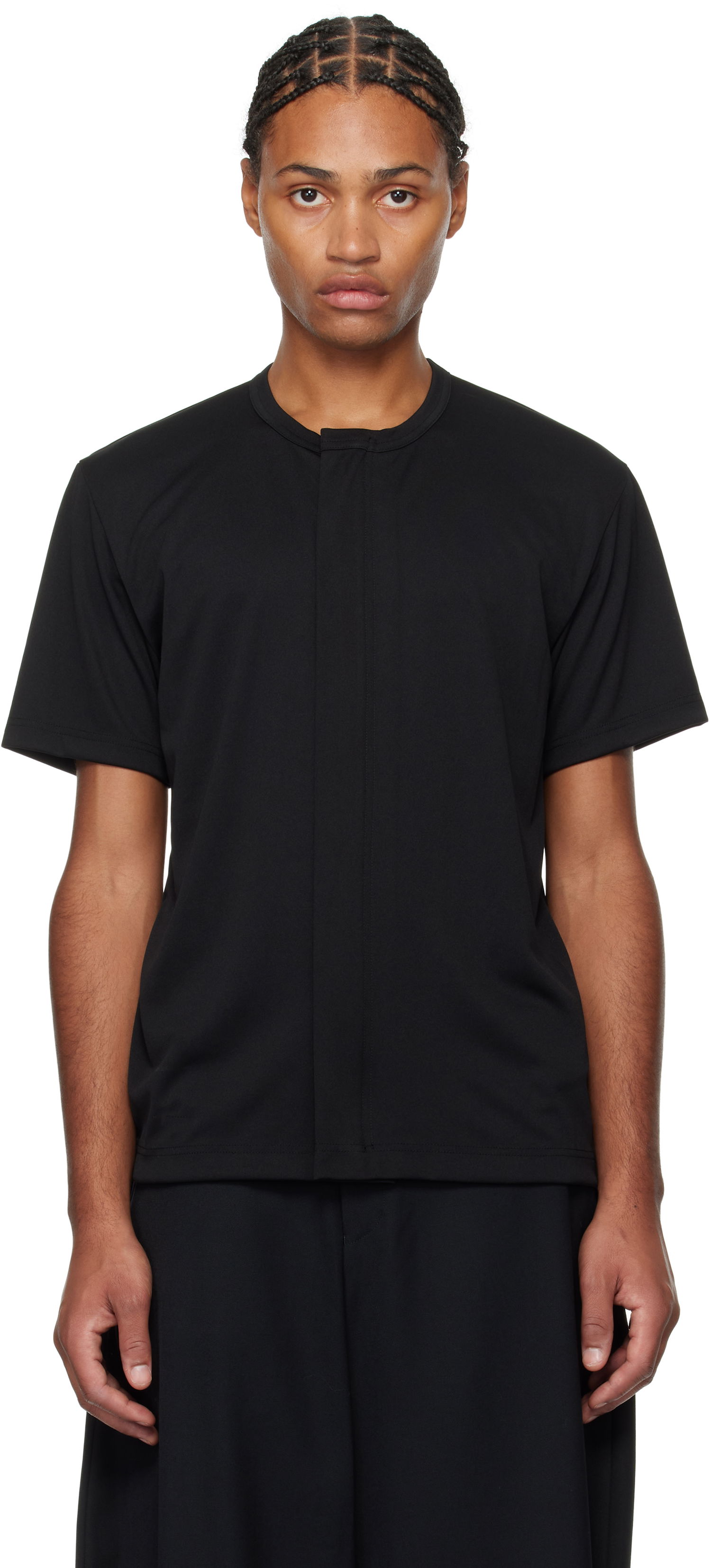 Тениска Comme des Garçons Zip T-Shirt Черно | PN-T007-051, 0