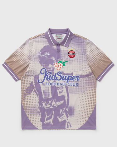 Поло тениска KidSuper Soccer Jersey Polo Лилаво | AW24-JRSY-04, 3